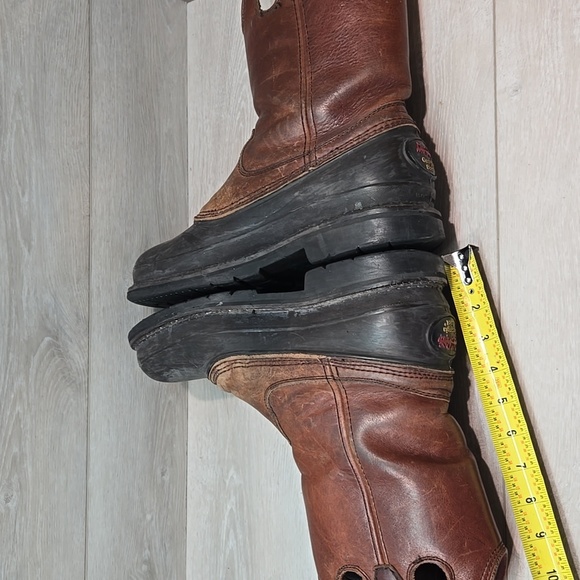 Georgia Boot Men Steel Toe G5655 12" ST Pull On Mud Dog Leather Boots 10.5W - Picture 12 of 16